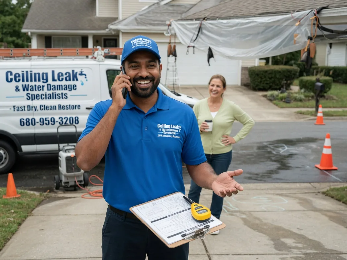 Ceiling Leak Cleanup Lydia, SC FAQs